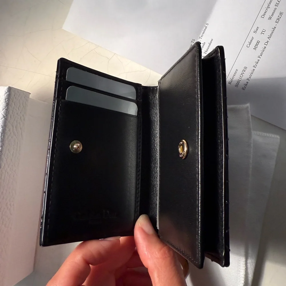 Mini Lady Dior Gardenia Wallet